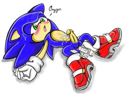 1boy anal anthro cum cum_on_self electronics exposed_torso footwear fur game_controller handwear hedgehog insertion lying lying_on_back male male_masturbation male_only masturbation on_back penis sega solo sonic_(series) sonic_the_hedgehog straight_hair tagme wii wiimote