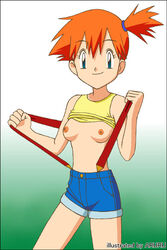 1girls aruru_(artist) female female_only human human_only kasumi_(pokemon) misty_(pokemon) nintendo orange_hair pokemon solo tagme