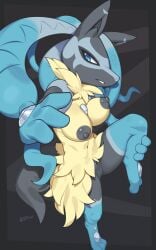 female lucario fan art