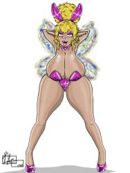 big_breasts bunny_girl bunnysuit dae fanart leotard pixie tiny_pixie_dae tinypixiedae vtuber vtuberfanart vtubers