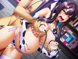 1boy 1boy1girl 1girl1boy 1girls abs ahe_gao ahegao_face big_breasts blush book book_stack books breast_grab breasts cow_girl cow_gloves cum cum_in_pussy cum_inside cum_on_breasts embarrassed female fluids gloves machine machine_bondage milk milking milking_breasts milking_machine open_legs open_mouth pectorals penetration pregnancy_test pregnant pregnant_anthro pregnant_belly pregnant_female pregnant_sex purple_eyes purple_hair room saliva saliva_on_tongue sex sex_from_behind tongue tongue_out torogao vagina vaginal_penetration vaginal_sex