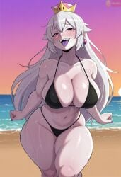 1girls 2026 2026s absurd_res absurd_resolution absurdres ai ai-created ai_art ai_assisted ai_generated arms_down artist_logo artist_name athletic athletic_body athletic_female bangs beach beach_background beautiful beautiful_background beautiful_girl belly belly_button big_breasts bikini bikini_bottom bikini_top black_bikini black_bikini_bottom black_bikini_top black_eyelashes black_eyewear black_pupils black_string_bikini blush blush_lines blushed_face blushing_at_viewer blushing_female blushing_profusely boo_(mario) booette boosette breasts busty busty_female busty_girl clear_sky colored_nails crown curvaceous curvaceous_female curvaceous_figure curvy curvy_body curvy_female curvy_figure curvy_hips cute cute_expression cute_eyes cute_face cute_female ear ear_ring earring earrings exposed_belly exposed_legs exposed_thighs eyebrows eyelashes eyewear female female_focus female_only female_solo fringe front_view frontal_view girl girl_only glistening glistening_body glistening_boobs glistening_breasts glistening_eyes glistening_legs glistening_skin glistening_thighs gold_crown half-closed_eyes hands-free headwear hi_res high_quality high_resolution highres huge_boobs huge_breasts humanoid humanoid_female large_boobs large_breasts leg_up legs long_hair looking_at_viewer luigi's_mansion luigi's_mansion_3 mario_(series) mario_bros mommy nail_polish nailpolish nails_painted new_super_mario_bros._u_deluxe nintendo nintendo_switch one_leg_up only_female open_eyes open_mouth open_mouth_tongue-out open_mouth_tongue_out open_smile pale pale-skin pale-skinned_female pale_body pale_skin pale_skinned_female princess_king_boo purple_eyes purple_nail_polish purple_nails purple_tongue sand sea seaside seductive seductive_body seductive_eyes seductive_look seductive_mouth seductive_smile self_upload sharp_teeth shiny shiny_body shiny_boobs shiny_breasts shiny_hair shiny_legs shiny_skin shiny_thighs sky slim_waist small_waist smile smiling smiling_at_viewer smooth_body smooth_legs smooth_skin smooth_thighs standing standing_on_one_leg string_bikini string_bikini_bottom string_bikini_top sun sunset super_crown sweat sweatdrop sweating sweaty sweaty_belly sweaty_body sweaty_boobs sweaty_booty sweaty_breasts sweaty_face sweaty_thighs swimwear teeth teeth_showing teeth_visible the_g0at the_goat thick_thighs thighhighs thighs thin_waist tongue tongue_out tongue_out_open_mouth upper_teeth upper_teeth_only video_game_character video_games water watermark white_arms white_belly white_body white_boobs white_breasts white_eyebrows white_face white_hair white_hands white_legs white_sclera white_skin white_thigh_highs white_thighhighs woman_focus woman_only woman_solo young young_female
