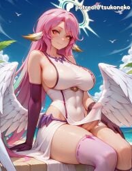 jibril (no game no life) from no game no life by tsukoneko