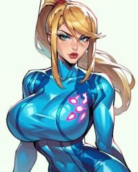samus aran from metroid by saucy trove