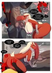 abs absurd_res ambiguous_gender ambiguous_penetrated anthro anthro_on_anthro anthro_penetrated anthro_penetrating anthro_penetrating_anthro areola artist_name ass athletic athletic_anthro athletic_female avian ball_fondling balls big_balls big_butt big_penis bird blaziken blush blush_lines bodily_fluids breast_squish breasts canid canine colored comic deep_throat detailed dialogue digital_drawing_(artwork) digital_media_(artwork) drooling duo english_text erect_nipples exercise facesitting fan_character fellatio female female_anthro female_focus fondling freckles generation_3_pokemon generation_5_pokemon genitals gym hanging_breasts hi_res licking male male/ambiguous male/female male_penetrating male_penetrating_ambiguous mammal mature_anthro mature_female moan muscular muscular_anthro muscular_female muscular_male neck_bulge nintendo nipples open_mouth oral oral_penetration penetration penile penis pokemon pokemon_(species) pose saggy_balls saliva sex shaded signature sitting sitting_on_another snilkysnacc sound_effects speech_bubble squish sucking text thick_thighs tongue training vein veiny_muscles veiny_penis wide_hips zoroark