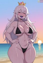 1girls 2026 2026s absurd_res absurd_resolution absurdres ai ai-created ai_art ai_assisted ai_generated artist_logo artist_name athletic athletic_body athletic_female bangs beach beach_background beautiful beautiful_background beautiful_girl belly belly_button big_breasts bikini bikini_bottom bikini_top black_bikini black_bikini_bottom black_bikini_top black_eyelashes black_eyewear black_pupils black_string_bikini blush blush_lines blushed_face blushing_at_viewer blushing_female blushing_profusely boo_(mario) booette boosette breasts busty busty_female busty_girl clear_sky colored_nails crown curvaceous curvaceous_female curvaceous_figure curvy curvy_body curvy_female curvy_figure curvy_hips cute cute_expression cute_eyes cute_face cute_female ear ear_ring earring earrings exposed_belly exposed_legs exposed_thighs eyebrows eyelashes eyewear female female_focus female_only female_solo fringe front_view frontal_view girl girl_only glistening glistening_body glistening_boobs glistening_breasts glistening_eyes glistening_legs glistening_skin glistening_thighs gold_crown half-closed_eyes hand_on_hip hands_on_hips headwear hi_res high_quality high_resolution highres huge_boobs huge_breasts humanoid humanoid_female large_boobs large_breasts legs long_hair looking_at_viewer luigi's_mansion luigi's_mansion_3 mario_(series) mario_bros mommy nail_polish nailpolish nails_painted new_super_mario_bros._u_deluxe nintendo nintendo_switch only_female open_eyes open_mouth open_mouth_tongue-out open_mouth_tongue_out open_smile pale pale-skin pale-skinned_female pale_body pale_skin pale_skinned_female princess_king_boo purple_eyes purple_nail_polish purple_nails purple_tongue sand sea seaside seductive seductive_body seductive_eyes seductive_look seductive_mouth seductive_smile self_upload sharp_teeth shiny shiny_body shiny_boobs shiny_breasts shiny_hair shiny_legs shiny_skin shiny_thighs sky slim_waist small_waist smile smiling smiling_at_viewer smooth_body smooth_legs smooth_skin smooth_thighs standing string_bikini string_bikini_bottom string_bikini_top sun sunset super_crown sweat sweatdrop sweating sweaty sweaty_belly sweaty_body sweaty_boobs sweaty_booty sweaty_breasts sweaty_face sweaty_thighs swimwear teeth teeth_showing teeth_visible the_g0at the_goat thick_thighs thighhighs thighs thin_waist tongue tongue_out tongue_out_open_mouth upper_teeth upper_teeth_only video_game_character video_games water watermark white_arms white_belly white_body white_boobs white_breasts white_eyebrows white_face white_hair white_hands white_legs white_sclera white_skin white_thigh_highs white_thighhighs woman_focus woman_only woman_solo young young_female