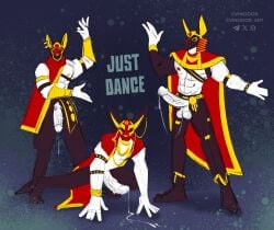 ... 3boys abs anubis_(mythology) big_chest big_pecs chains clothed clothed_male cvinodor dick_out earrings egyptian egyptian_mythology erect_cock erect_dick erect_penis erection heavy_balls heavy_testicles jewelry just_dance just_dance_2019 long_cock long_dick long_penis male/male/male male_only masks omg_(just_dance) pants pecs pharaoh pink_nipples posing posing_for_the_viewer posing_with_penis precum precum_drip precum_string pubes shirtless shirtless_(male) shirtless_male six_pack smug_face unbuttoned_pants veins_on_dick veins_on_penis veiny_cock veiny_dick veiny_penis white_skin yellow_nipples