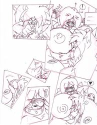 1boy 1girls big_breasts black_and_white blush bracelet breast_fondling breasts building canine chest_tuft city clothed clothing comic duo female fight fondling grope gunslingeratticus hair hand_on_breast heart huge_breasts jewelry koopa lactation larger_female macro male mammal mario_(series) monochrome nintendo nipples nude open_mouth outside scalie shell shocked short_hair size_difference sketch smaller_male smile sound_effects spiked_bracelet spikes studded_collar topless tuft video_games wolf