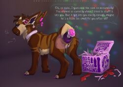 amiel_(artist) anal anal_sex animal_genitalia anus ass blue_eyes brown_body brown_fur buttplug buttplug_in_ass buttplug_insertion chimera claws dragon feral fur furred_dragon furred_scalie genital_slit genitals hi_res hiro_(amiel) male mythological_creature mythological_scalie mythology object_in_ass penetration pink_claws plug_(sex_toy) plug_insertion puffy_anus purple_anus raised_tail scalie scut_tail sex_toy sex_toy_in_ass sex_toy_insertion short_tail solo tail