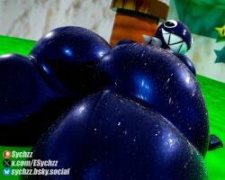 chain chomp from mario (series) by elsychzz