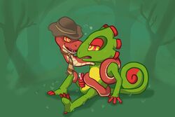 trowzer from yooka-laylee by fauxpawe
