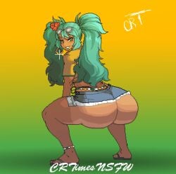 1girls animated ass big_ass big_breasts big_thighs booty_shorts bounce bouncing_ass brazil brazilian brazilian_female brazilian_miku breasts bubble_ass butt crtimesnsfw cyan_eyes cyan_hair dumptruck_ass female female_only gigantic_ass hatsune_miku huge_ass huge_thighs jiggle jiggling_ass latin_american_hatsune_miku_(meme) long_hair looking_at_viewer pixel_animation pixel_art sandals self_upload shirt shorts solo tagme tan tan_body tanline thick_hips thick_thighs thighs thong twerk twerking twintails vocaloid yellow_shirt