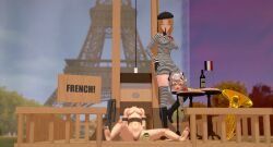 beheading french guro koikatsu saruei_(vtuber) virtual_youtuber