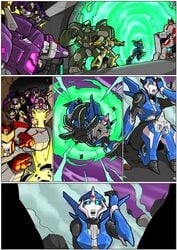 1girls arcee arcee_(prime) autobot bulkhead bumblebee bumblebee_(transformers) comic cybertronian decepticon female female_focus low_res mad-project multiple_boys no_humans ratchet_(transformers) shockwave shockwave_(transformers) transformers transformers_animated transformers_prime vehicon