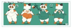 1girls anthro ass big_ass breasts chubby chubby_female feline jamcrumb maralynn_(jamcrumb) model_sheet oc oc_sheet reference reference_image reference_sheet solo thick_thighs