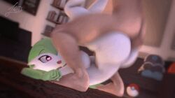 3d adriandustred ahe_gao animated artist_request big_breasts big_butt domination femsub fucked_silly gardevoir green_hair interspecies male_on_anthro maledom mating_press pokemon pokemon_(species) red_eyes rough_sex tagme