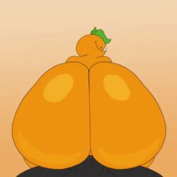 ambiguous_gender ass fruit non-human orange thick toony