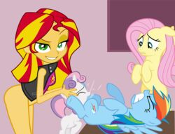 cheesepuffs cum dubious_consent ejaculation equine female female_only femdom femsub fluttershy_(mlp) forced_orgasm forced_partners forced_yuri friendship_is_magic horse lezdom mammal muff my_little_pony oral orgasm pony pussy pussy_ejaculation pussy_juice rainbow_dash_(mlp) squirting squirting_in_mouth squirting_on_person straight_hair sunset_shimmer yuri