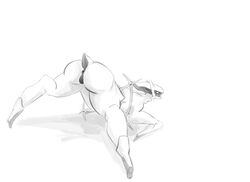 1girls anus arceus artist_request ass feet female female_only legendary_pokemon looking_at_viewer looking_back monochrome nintendo nude pokemon presenting pussy solo spread_legs tail video_games