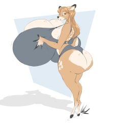 big_ass big_breasts breasts bubble_butt cleavage dullvivid female fiona_fawnbags_(dullvivid) furry huge_ass huge_breasts tagme thick_thighs wide_hips