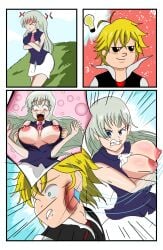 1boy 1girls anal anal_penetration anime_girl comic comics elizabeth elizabeth_liones female girl male nanatsu_no_taizai patreon sex sexo zeldriel