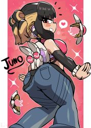 fearless_juno female juno_(overwatch) le_sserafim learn_to_tag overwatch overwatch_2 tony_welt voluptuous_female