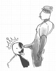007n7 007n7_(forsaken) 2boys burger_hat crown cum cum_on_face forsaken_(roblox) gay hat headwear male_only no_color noli noli_(forsaken) open_mouth potatoenit4 roblox roblox_game robloxian standing tagme tongue tongue_out