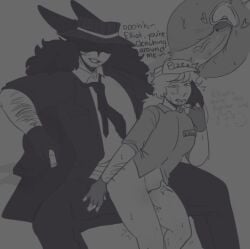 2boys 2d 2d_(artwork) belly_bulge bottomless cigar cross_section cuntboy cuntboy/male elliot_(forsaken) english_text forsaken_(roblox) mafioso_(forsaken) male male_only mynameislazy penis_out request requested roblox roblox_game robloxian self_upload size_difference sketch tagme text womb_penetration xray_view