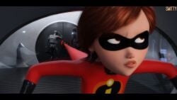 3d annoyed annoyed_expression ass background_character bodysuit confusion disney elastigirl helen_parr huge_butt male mature_female milf mothjer pixar skinsuit smitty34 stuck stuck_in_door superheroine the_incredibles thick_ass thick_thighs tight_clothing wide_hips