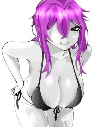 artist_request big_breasts bikini breasts looking_at_viewer pink_hair roblox roblox_avatar robloxian source_request tagme thick_thighs thighs white_skin