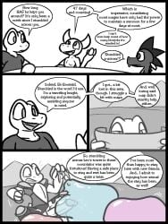 2025 4_fingers amphibian anthro armor big_penis blush bodily_fluids bottomwear breastplate caspar_(ultilix) clothing comic cum cumshot demon dialogue dragon ejaculation emerald_(ultilix) english_text erection european_mythology fingers flashback forced forced_orgasm frog furniture genital_fluids genitals goo_creature greyscale huge_cock humanoid_genitalia humanoid_penis male map monochrome mythological_creature mythological_scalie mythology nipples nude orgasm pants penis scalie shirt shoulder_pads slimejob speech_bubble spot_color table text thick_penis to-be-named-later topwear torn_bottomwear torn_clothing torn_pants ultilix western_dragon