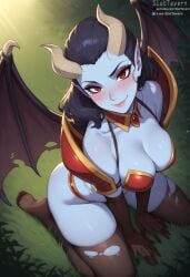 ai ai_generated animedrawing animegirl animemangagirl animestyle ass ass_focus breasts cameltoe curvy dota dota2 dota2fanart dota2girls dota2heroes dota_2 dotadragonsblood female female_only gamecharacter gamefanart looking_at_viewer medium_breasts nude painting pencil photoshop queen_of_pain sluttavern thick_ass thick_thighs
