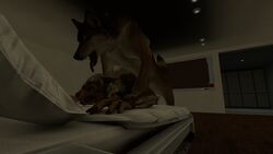 3d animated canine feral male mammal sex skyrim source_filmmaker the_elder_scrolls tongue tongue_out vincewolf were werewolf wolf yaoi