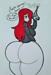 parasoul from skullgirls by nutboiart8008