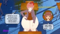 2girls ass big_ass big_butt degradation disgusted doki_doki_literature_club dominant domination eating_farts facesitting fart fart_cloud fart_fetish fart_in_mouth fart_torture farting farting_in_face farting_in_mouth farting_on_another farting_on_face fat_ass feeding_farts female female/female female_only gagging gulp gulping huge_ass huge_butt humiliation monika_(doki_doki_literature_club) mouth_fart punishment sayori_(doki_doki_literature_club) shora_gasniffa sitting_on_face stinky_fart suffering swallowing swallowing_fart thick_thighs used_as_an_object