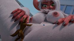 16:9 3d_(artwork) absol anthro blender_cycles breasts building canid canine digital_media_(artwork) duo extreme_size_difference female fox generation_3_pokemon genitals horn macro_female male male/female mammal navel navel_piercing nintendo nipples penetration piercing pokemon pokemon_(species) pussy rose_duskclaw shiny_pokemon size_difference spread_legs spreading vaginal_penetration vulva widescreen zero3delta