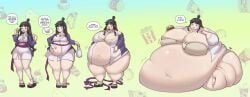 ass bbw belly_overhang big_belly big_female blush chubby chubby_female embarrassed fat fat_ass fat_female fat_fetish fat_girl fat_woman fatty female gyakuten_saiban large_female maya_fey obese obese_female overweight overweight_female pig plump pork_chop speech_bubble thick_thighs tight_clothes tight_clothing tubby weight_gain weight_gain_female weight_gain_sequence