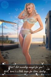 areola areolae beach big_breasts blonde blonde_female blonde_hair blonde_hair_female breasts breasts_focus bush drdabblur fantastic_four fantastic_four:_first_steps female female_focus female_only invisible_girl invisible_woman light-skinned light-skinned_female light_skin marvel marvel_cinematic_universe marvel_comics naked naked_female nipples nude nude_female sue_storm