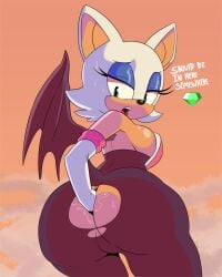 2025 4:5 absurd_res anthro armwear ass autofisting autopenetration bat clothed clothing dialogue digital_media_(artwork) english_text eyelashes female fisting half-closed_eyes hi_res mammal masturbation narrowed_eyes open_mouth outside penetration rouge_the_bat scrabble007 sega solo sonic_(series) sonic_the_hedgehog_(series) text wings