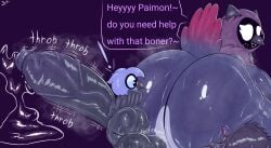 bird bird_boy bird_feet bird_girl brother_and_sister brother_and_sister_(lore) demon demon_girl feathers hyper hyper_ass hyper_balls hyper_penis incest incest_(lore) lilith_(plushtrapboyuwu) onomatopoeia paimon_(plushtrapboyuwu) plushtrapboyuwu precum raven_(bird) tagme text turkey veiny_penis