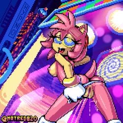 1girls 2016 amy_rose anthro areola ass breasts clothing erect_nipples female hedgehog hotred mammal mind_control nipples panties pussy solo sonic_(series) studiopolis underwear