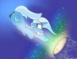 2018 animal_genitalia animal_pussy anus cannon canon cutie_mark digital_media_(artwork) equine equine_pussy female feral friendship_is_magic hair hi_res horn mammal my_little_pony n0nnny pussy ranged_weapon solo trixie_(mlp) unicorn weapon