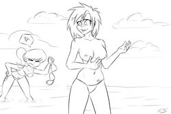 angry bikini dj_pon-3_(mlp) my_little_pony nipples octavia_melody topless wardrobe_malfunction