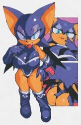 rouge the bat from sega by inkerton-kun