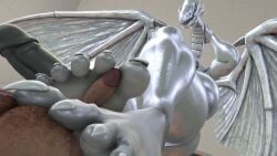 blue-eyes white dragon from yu-gi-oh! by rayhuma