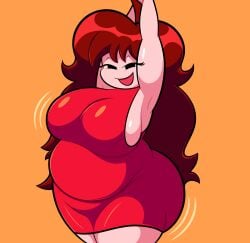 girlfriend (friday night funkin) from fnf by minusbrush