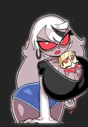 carmilla carmine from hazbin hotel by drawingdabois