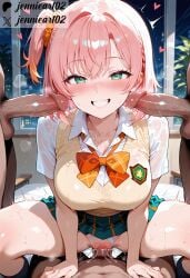 3boys ai_generated aqua_skirt balls bangs black_socks blush bow bowtie braid breasts cardigan clenched_teeth clothed_female_nude_male clothed_sex clothes_lift clothing collared_shirt cowgirl_position crotchless crotchless_panties cum cum_in_pussy dark-skinned_male dress_shirt erection female gangbang green_eyes green_skirt grin group_sex hair_between_eyes hair_ornament hair_scrunchie indoors jennieart02 kneehighs large_breasts legwear looking_at_viewer male male_pubic_hair medium_hair mosaic_censoring multiple_boys multiple_males my_teen_romantic_comedy_snafu nude on_top one_side_up orange_bow orange_bowtie orange_scrunchie panties patreon patreon_logo patreon_username penis pink_hair plaid plaid_skirt pleated_skirt pubic_hair pussy school_uniform scrunchie see-through sex shirt short_hair short_sleeves skirt skirt_lift smile socks solo_focus spread_legs squatting_cowgirl_position steaming_body straddling straight sweat sweater_vest teeth testicles thighs torn_panties trembling twitter twitter_username underwear uniform vagina vaginal_penetration veins veiny_penis vest virtual_youtuber watermark wet wet_clothes white_panties white_shirt yahari_ore_no_seishun_lovecome_wa_machigatteiru. yuigahama_yui