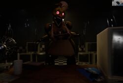 chica (fnaf) from five nights at freddy's by blendergoof