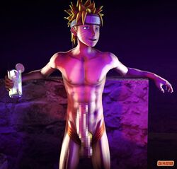 1boy 3d abs balls big_penis blonde_hair blue_eyes censored erection forehead_protector giko18 headband huge_cock large_penis male male_only naked naruto naruto_(series) naruto_shippuden nipples nude pecs penis pose posing skinny solo solo_focus solo_male standing testicles underwear uzumaki_naruto whisker_markings whiskers yellow_hair